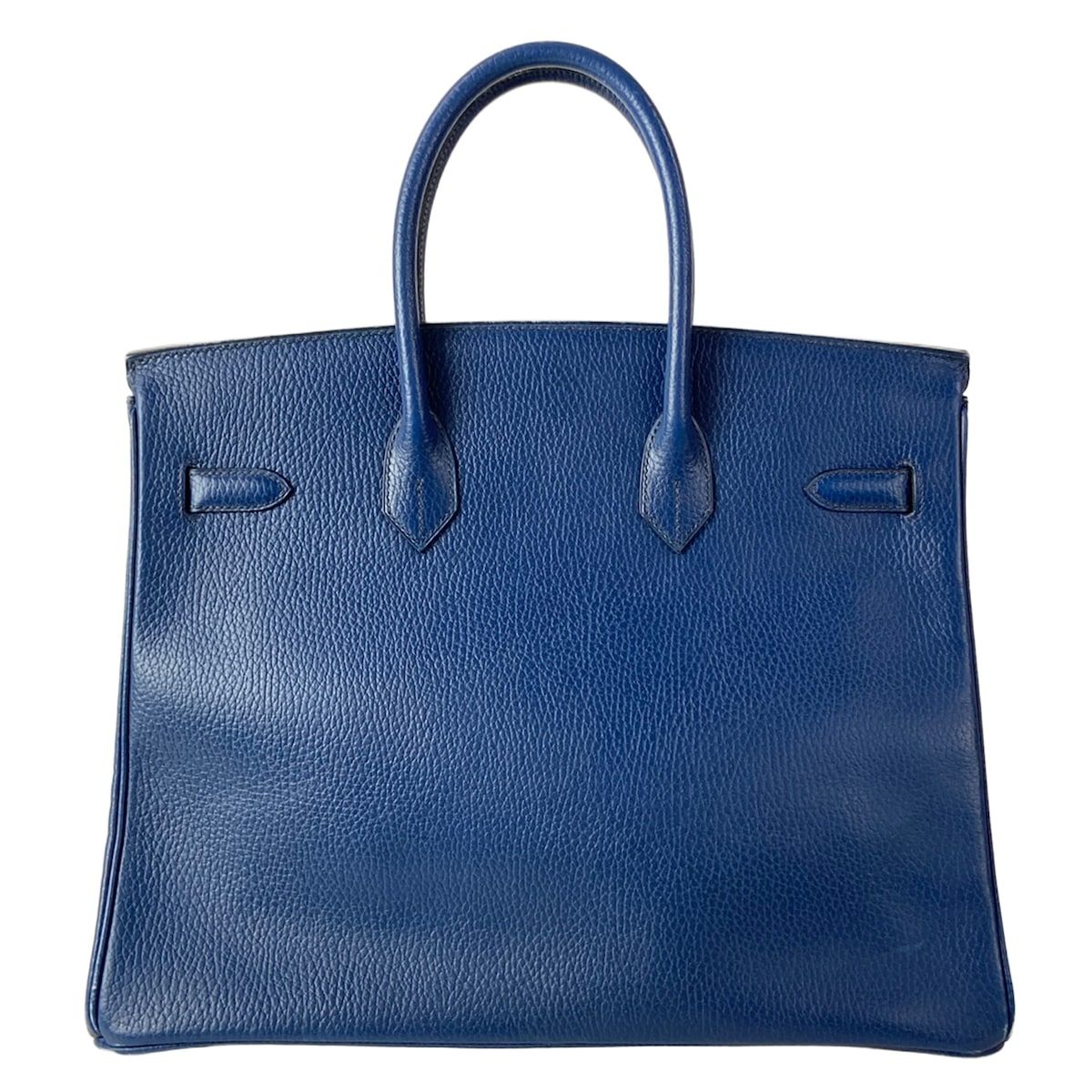 Hermes Handbag Birkin 35 Blue Thalassa Gold — view 3