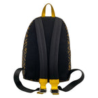 Fendi Backpack Zucca Pattern Brown Black Yellow Kids Leather — view 3