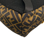 Fendi Backpack Zucca Pattern Brown Black Yellow Kids Leather — view 6
