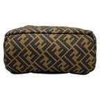 Fendi Backpack Zucca Pattern Brown Black Yellow Kids Leather — view 5