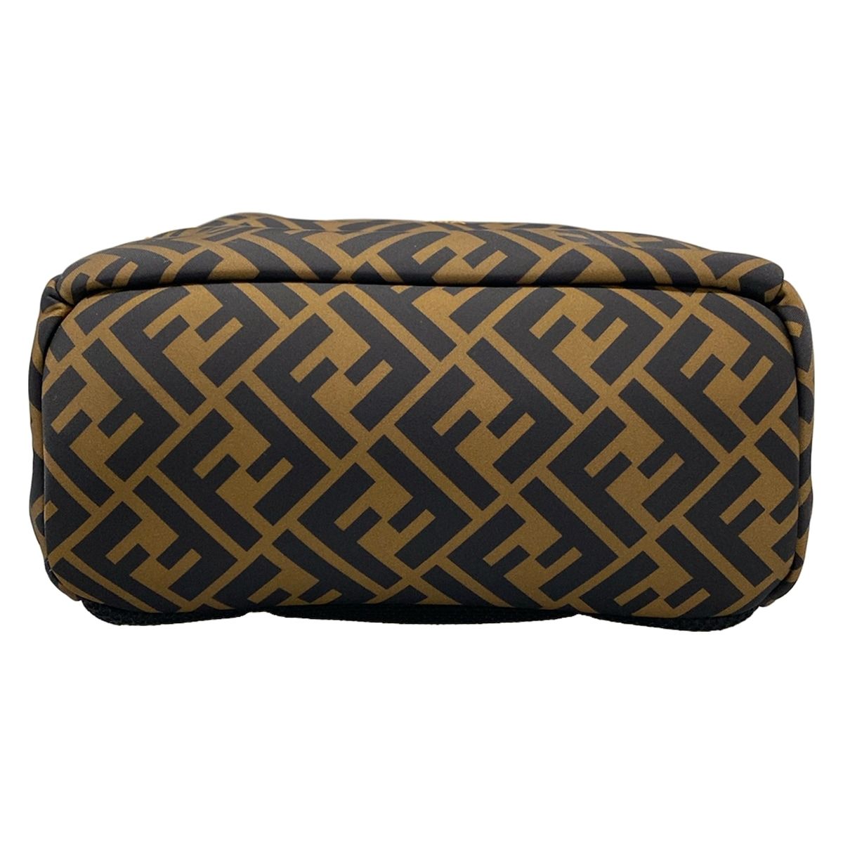 Fendi Backpack Zucca Pattern Brown Black Yellow Kids Leather — view 5