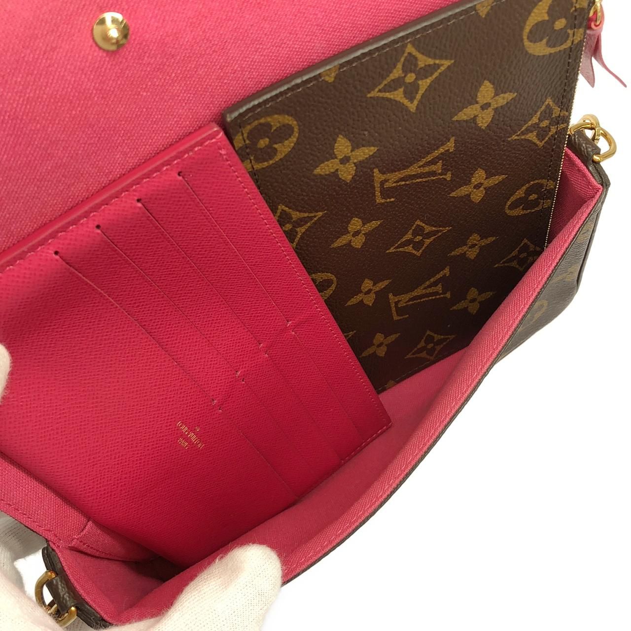 Louis Vuitton Monogram Pochette Felicie Shoulder — view 7