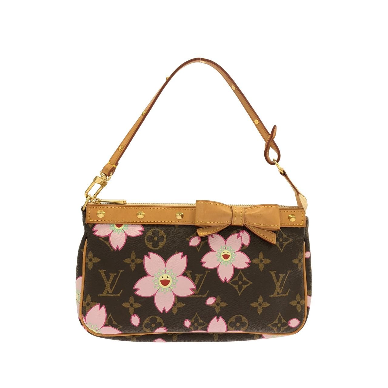 Louis Vuitton Monogram Cherry Blossom Pochette Soirle Pouch