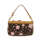 Louis Vuitton Monogram Cherry Blossom Pochette Soirle Pouch — view 2