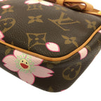 Louis Vuitton Monogram Cherry Blossom Pochette Soirle Pouch — view 3