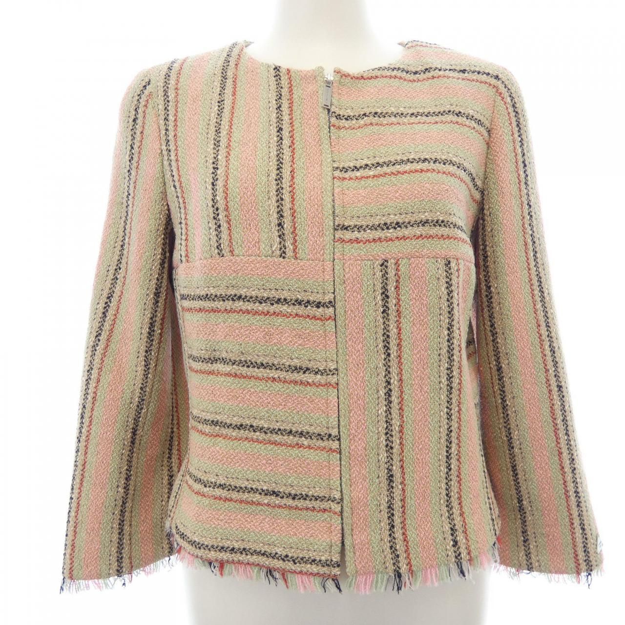 Chanel Vintage 00c Collarless Jacket