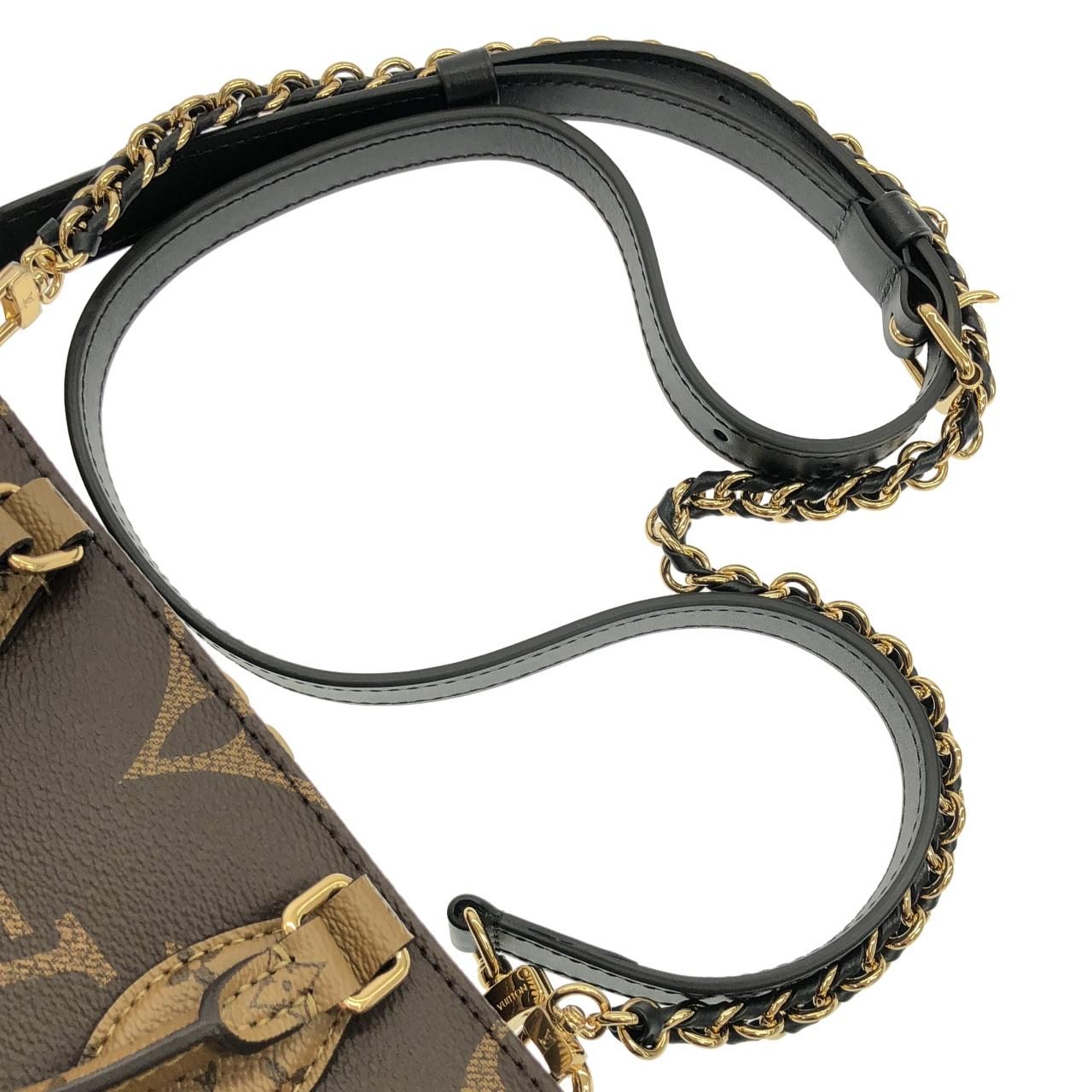 Louis Vuitton Monogram Reverse On The Go East West Chain — view 6