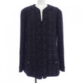 Chanel Collarless Jacket Black