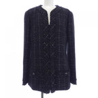 Chanel Collarless Jacket Black