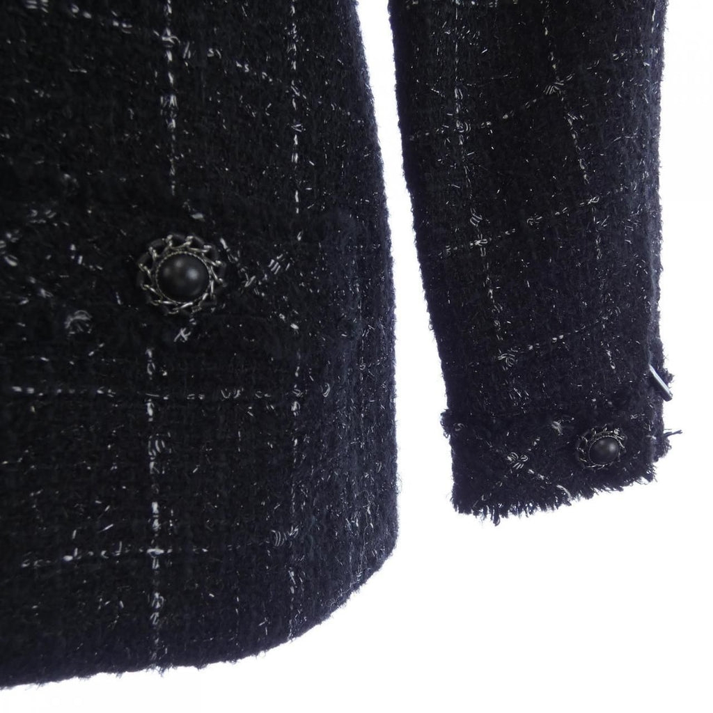 Chanel Collarless Jacket Black — view 7