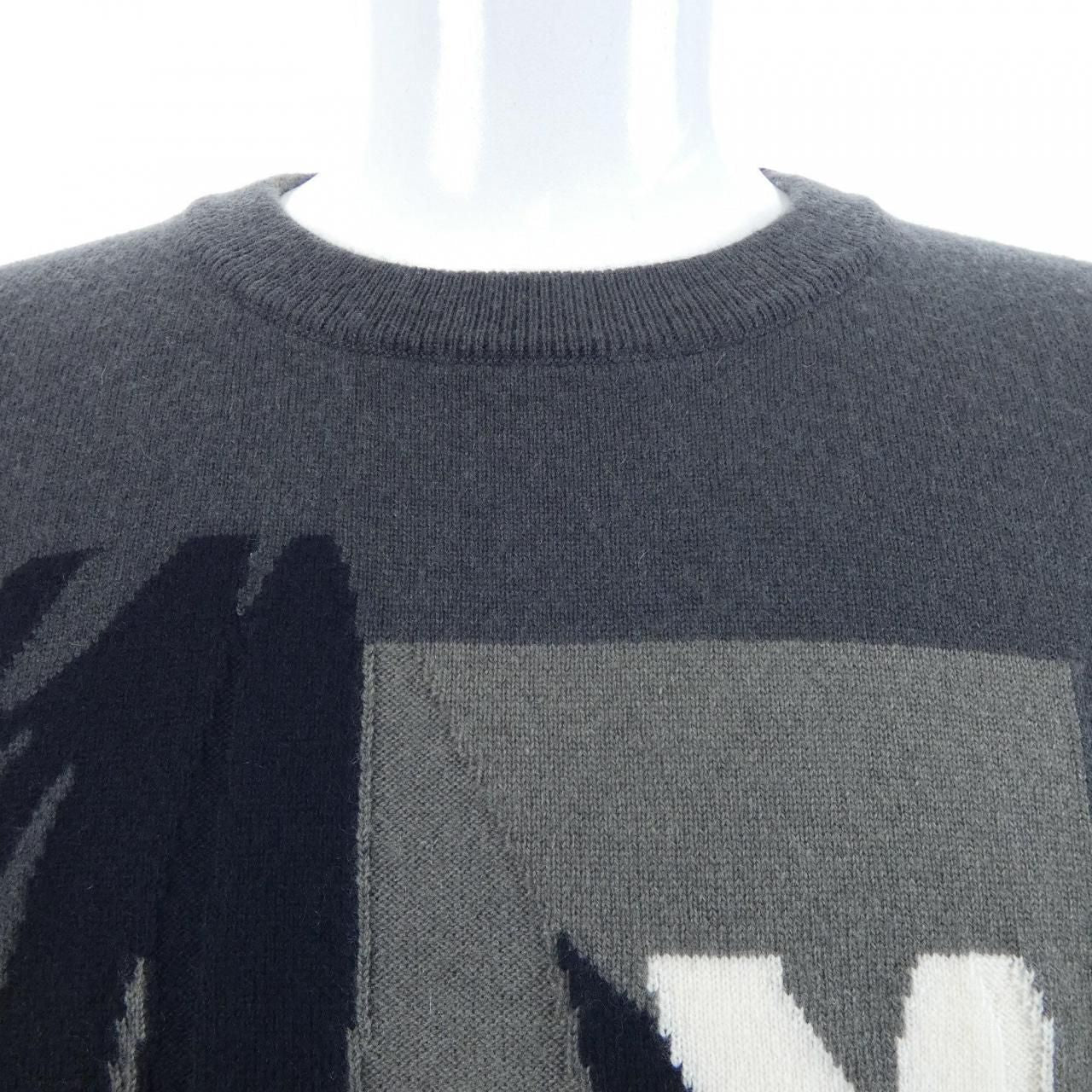 Hermes Knit Sweater Gray — view 5