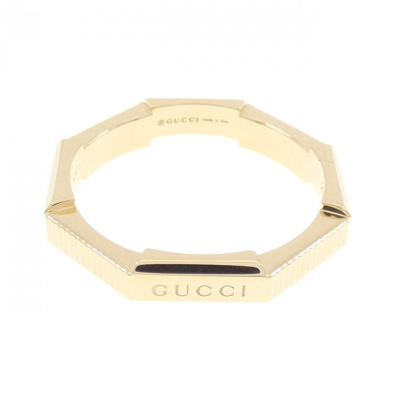 Gucci Stripe Ring Gold — view 2