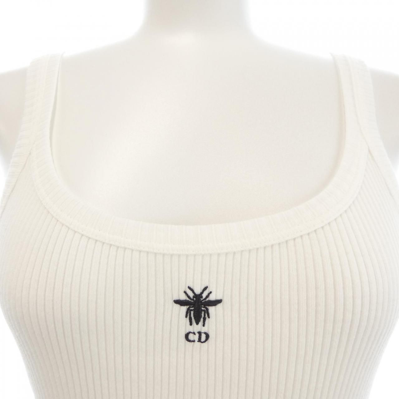 Dior Ribbed Cotton Jersey Tank — view 5