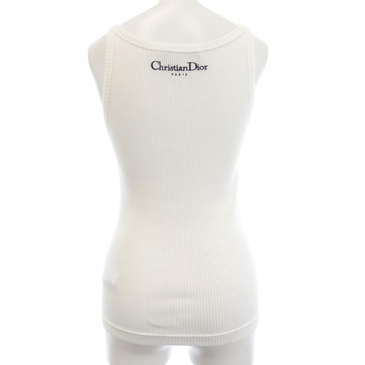 Dior Ribbed Cotton Jersey Tank — view 2