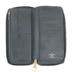 Louis Vuitton Taiga Zippy Wallet Vertical Ardoise Black — view 5