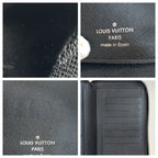 Louis Vuitton Taiga Zippy Wallet Vertical Ardoise Black — view 4