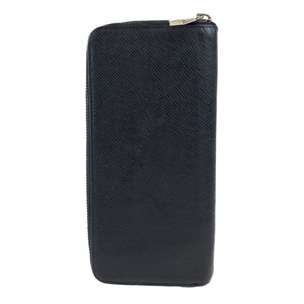 Louis Vuitton Taiga Zippy Wallet Vertical Ardoise Black — view 2