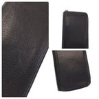 Louis Vuitton Zippy Wallet Vertical Black Leather Zip Around — view 5