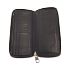 Louis Vuitton Zippy Wallet Vertical Black Leather Zip Around — view 6