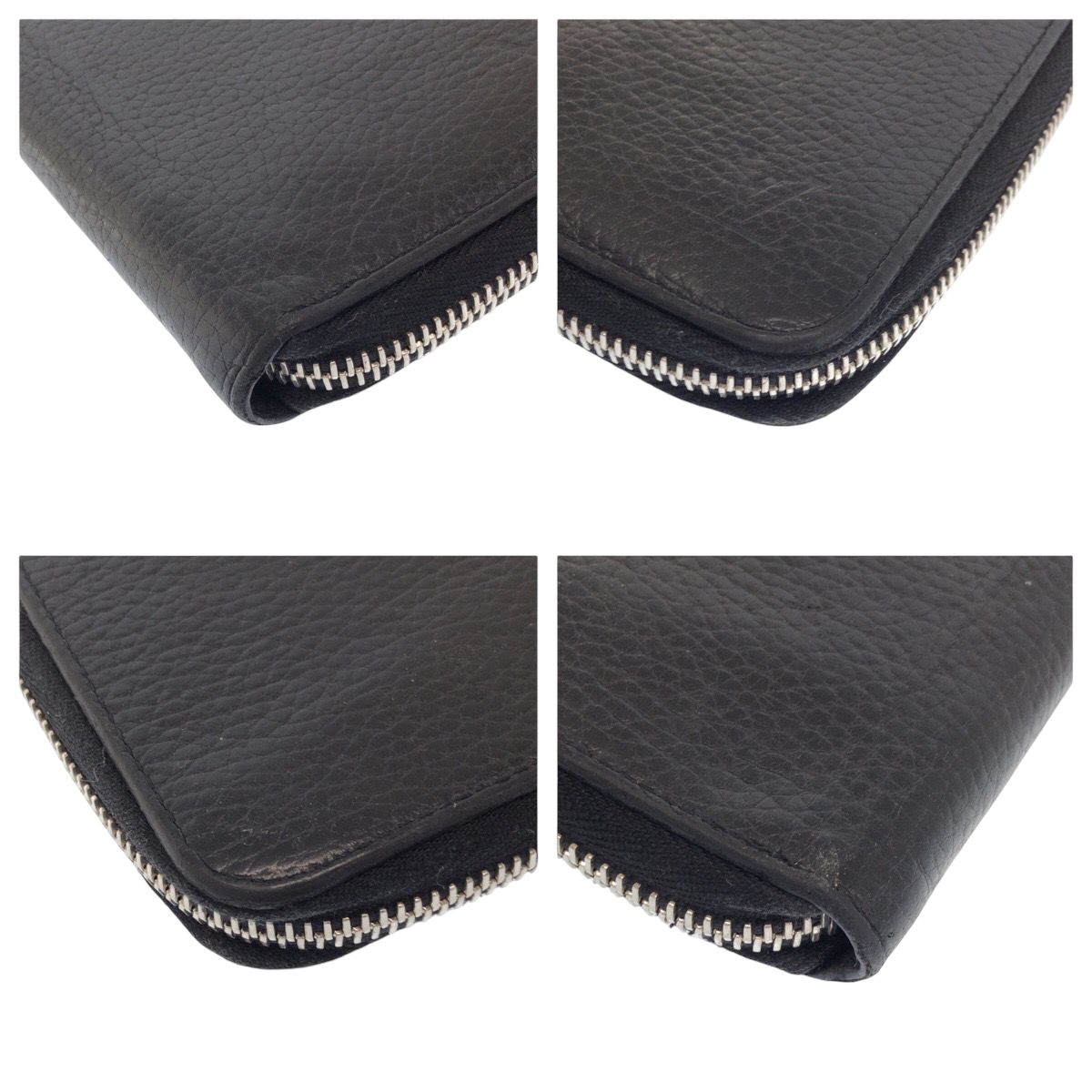 Louis Vuitton Zippy Wallet Vertical Black Leather Zip Around — view 4