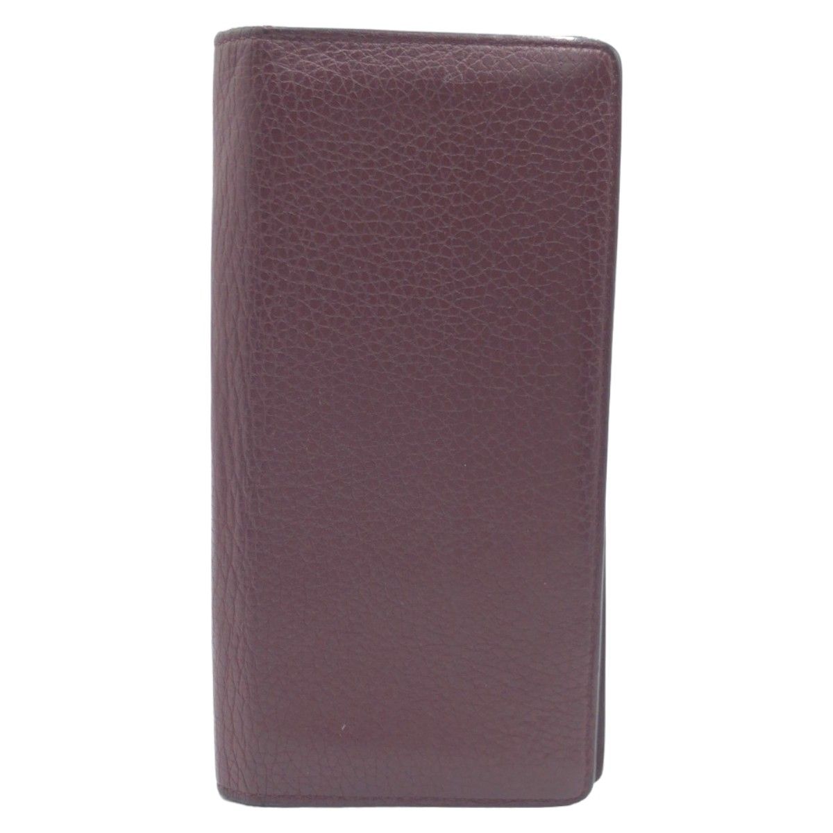 Louis Vuitton Taurillon Portefeuille Brazza Brown Silver Leather Wallet Billfold
