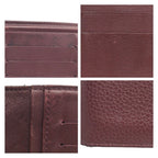 Louis Vuitton Taurillon Portefeuille Brazza Brown Silver Leather Wallet Billfold — view 7