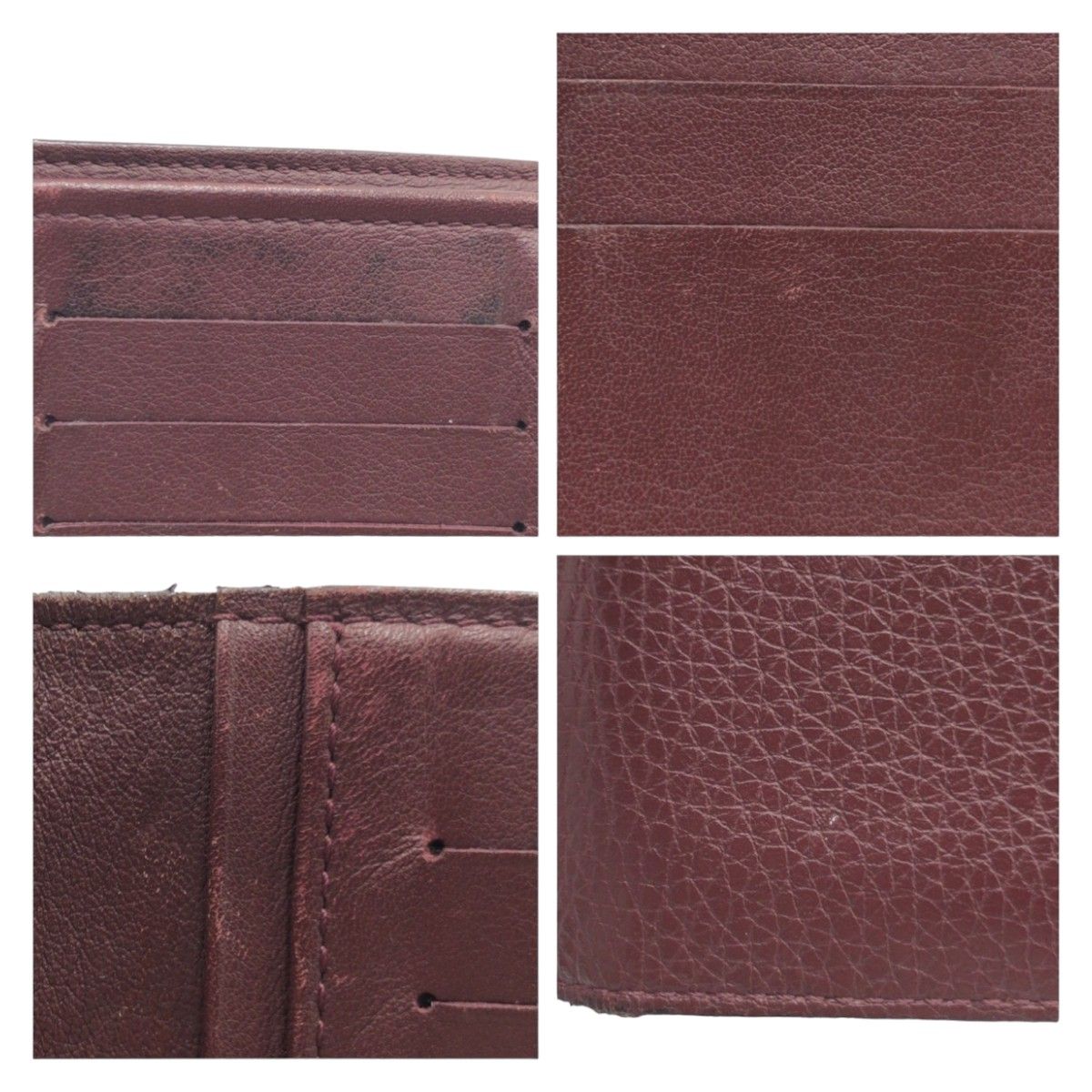 Louis Vuitton Taurillon Portefeuille Brazza Brown Silver Leather Wallet Billfold — view 7