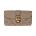 Louis Vuitton Monogram Mahina Portefeuille Iris Beige Wallet