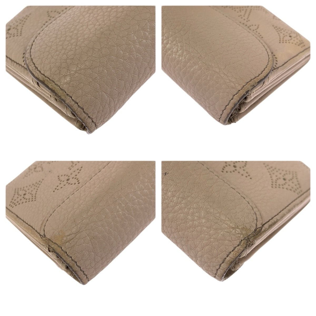 Louis Vuitton Monogram Mahina Portefeuille Iris Beige Wallet — view 4