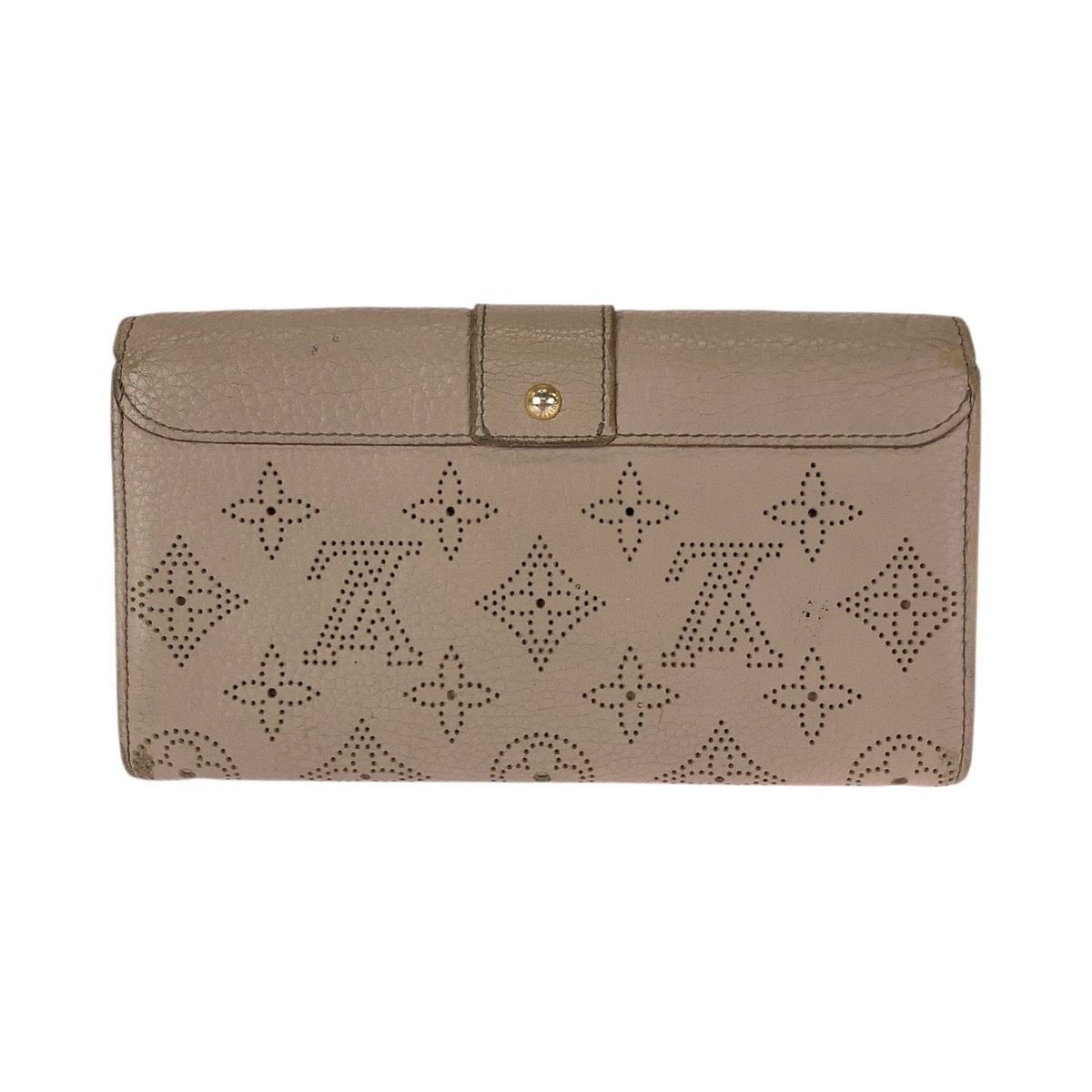 Louis Vuitton Monogram Mahina Portefeuille Iris Beige Wallet — view 2