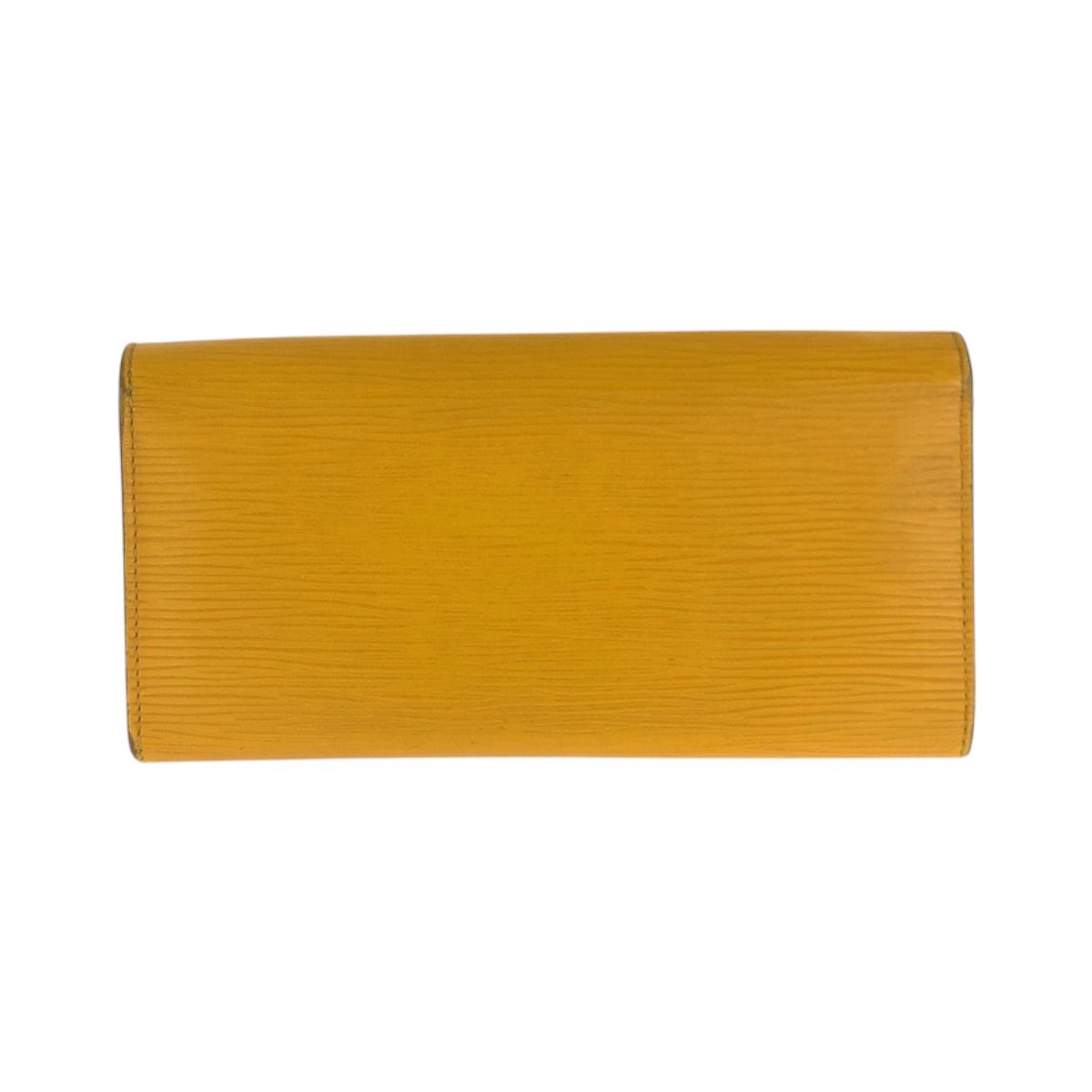 Louis Vuitton Epi Portefeuille Emily Yellow Wallet — view 2