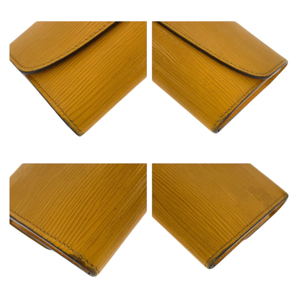 Louis Vuitton Epi Portefeuille Emily Yellow Wallet — view 3