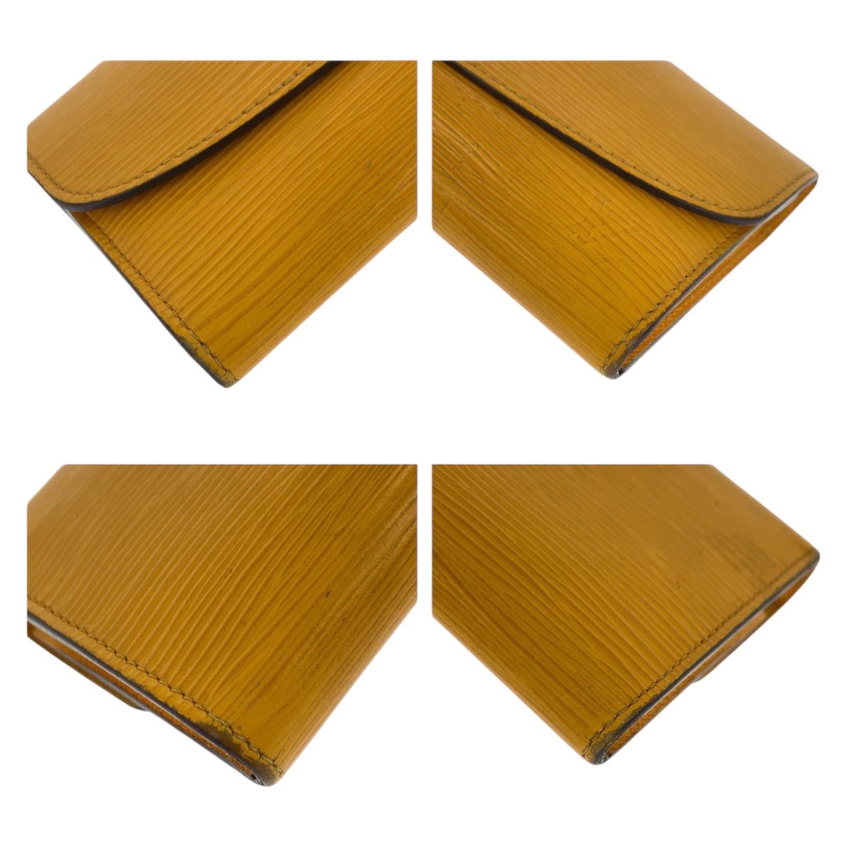 Louis Vuitton Epi Portefeuille Emily Yellow Wallet — view 3