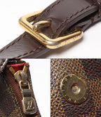 Louis Vuitton Shoulder Bag Crossbody Blue Msbeli PM Damier — view 6