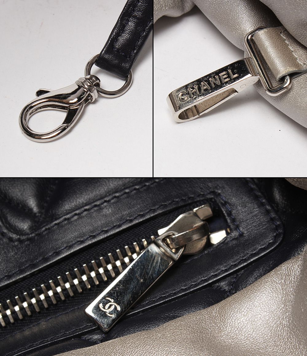 Chanel Tote Silver Coco Cocoon — view 6
