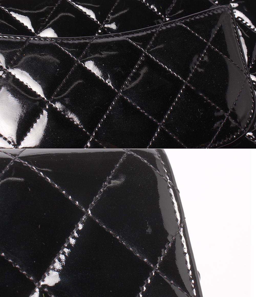 Chanel Chain Wallet Shoulder Bag Crossbody Single Flap Silver Quilted Enamel — view 6