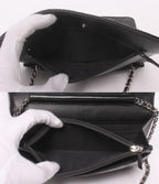 Chanel Chain Wallet Shoulder Bag Crossbody Single Flap Silver Quilted Enamel — view 7