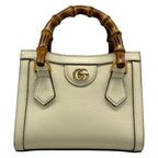 Gucci Handbag Diana Ivory Gold GG Marmont Leather