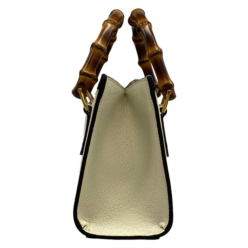Gucci Handbag Diana Ivory Gold GG Marmont Leather — view 4