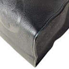 Louis Vuitton Tote Monogram Empreinte On The Go GM Noir Leather Cowhide — view 7
