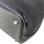 Hermes Handbag Picotin Lock PM Dark Navy Silver — view 7