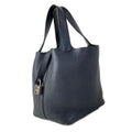 Hermes Handbag Picotin Lock PM Dark Navy Silver