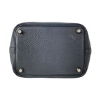 Hermes Handbag Picotin Lock PM Dark Navy Silver — view 5