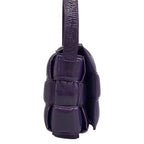 Bottega Veneta Shoulder Bag Padded Cassette Purple Leather — view 2