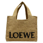Loewe Tote Font Small Beige Black Dark Brown