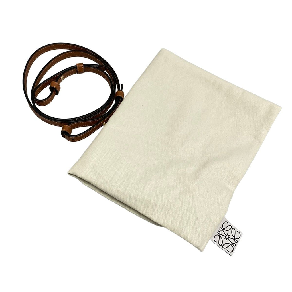 Loewe Tote Font Small Beige Black Dark Brown — view 8