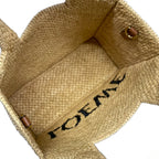 Loewe Tote Font Small Beige Black Dark Brown — view 7