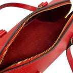 Louis Vuitton Handbag Epi Soufflot Castilian Red Leather — view 7