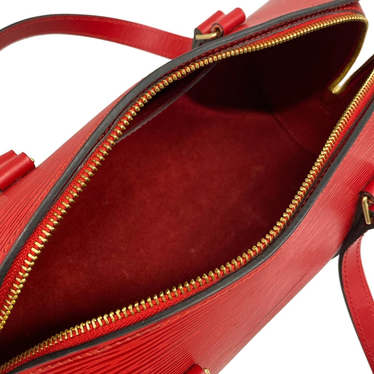 Louis Vuitton Handbag Epi Soufflot Castilian Red Leather — view 7