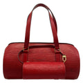 Louis Vuitton Handbag Epi Soufflot Castilian Red Leather